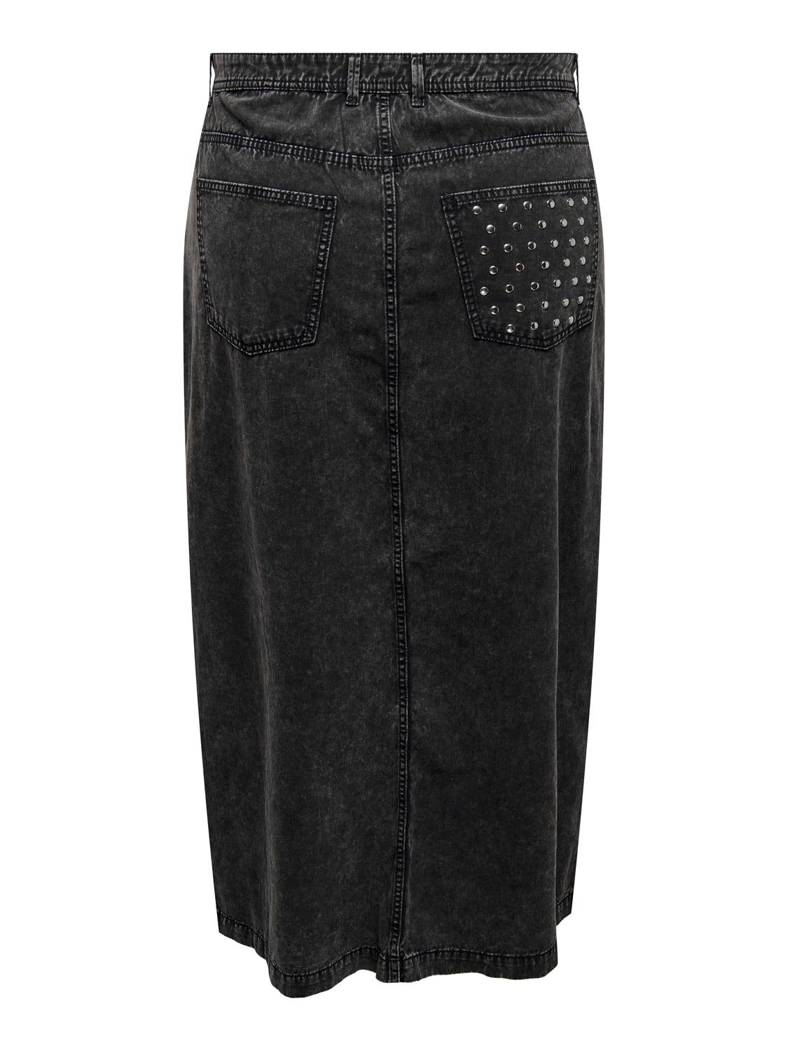 ONLY Carmakoma Black Long Skirt CARMANJA STUDED LONG SKIRT OTW