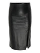 ONLY Carmakoma CARNEWOLINE FAUX LEATHER SKIRT | Black