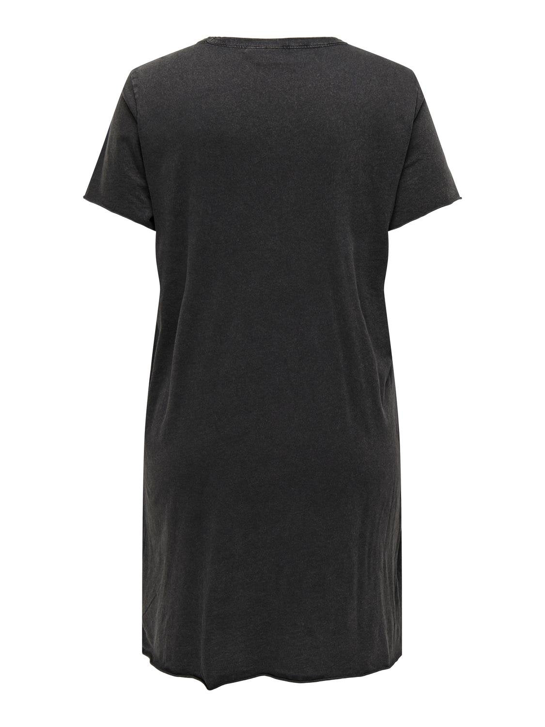 ONLY Carmakoma CARLUCY T-SHIRT DRESS | Black