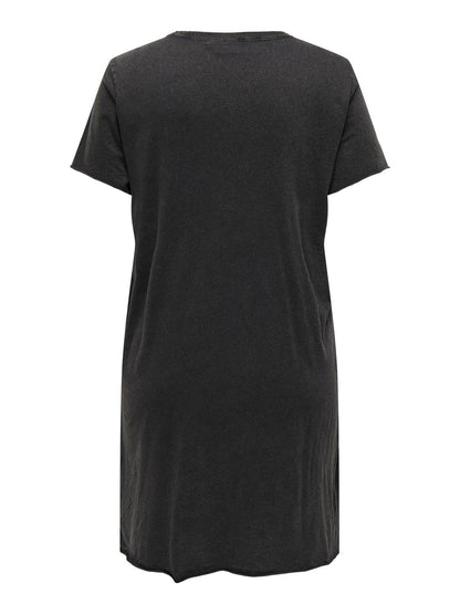 ONLY Carmakoma CARLUCY T-SHIRT DRESS | Black