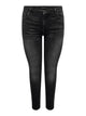 ONLY Carmakoma CARWILLY REG SKINNY | Washed Black Jeans