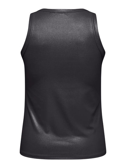 ONLY Carmakoma Phantom Phantom glitter Top CARSOL LIFE S/L GLITTER RIB TOP JRS