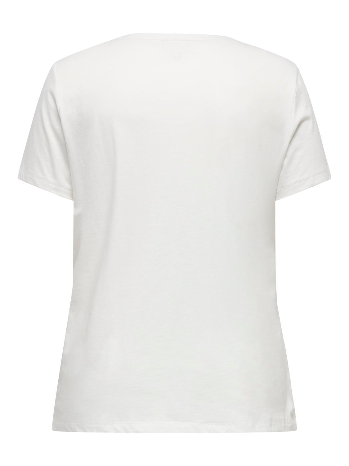 ONLY Carmakoma CARRETA TEE | Cloud Dancer