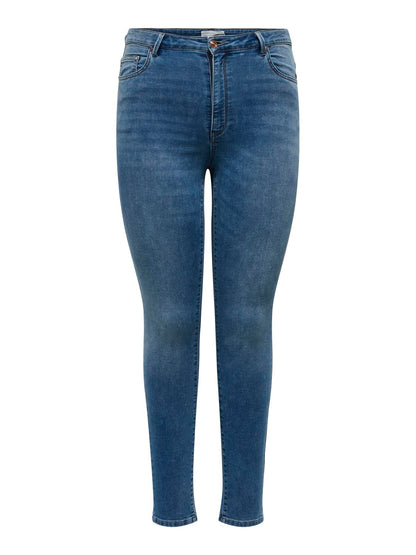 ONLY Carmakoma Dark Medium Blue Denim Jeans CARICONIC HW SKINNY JOGG DNM BJ292