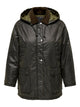 ONLY Carmakoma CARMOUNTAIN HOOD WASHED JACKET | Peat Chocolate brown