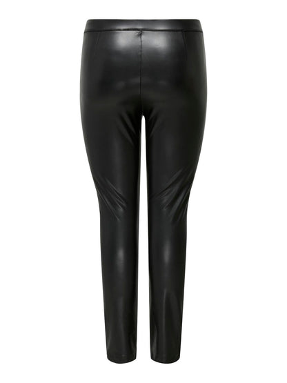 ONLY Carmakoma CARJESSIE FAUX LEATHER LEGGING | Black