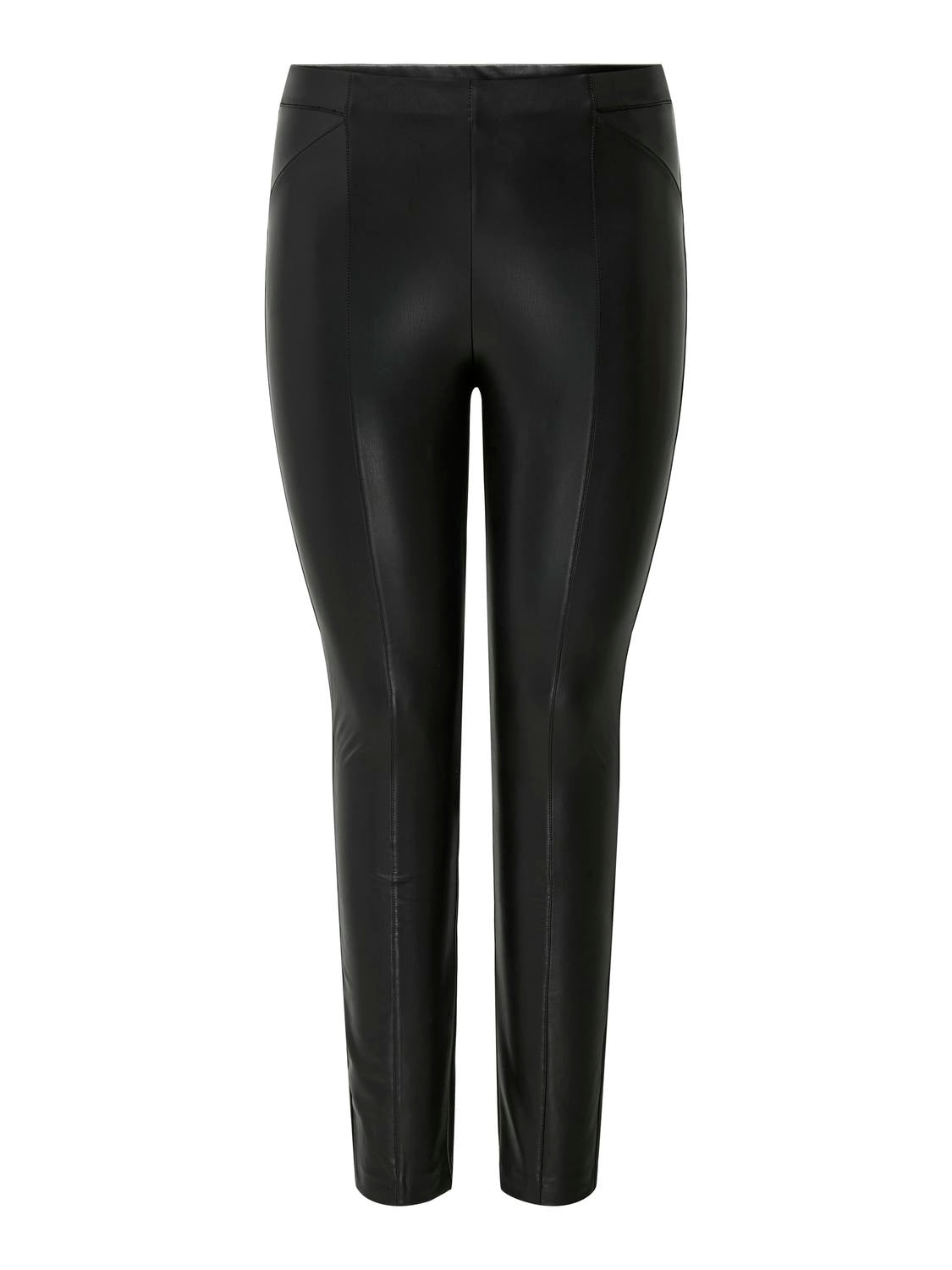 ONLY Carmakoma CARJESSIE FAUX LEATHER LEGGING | Black