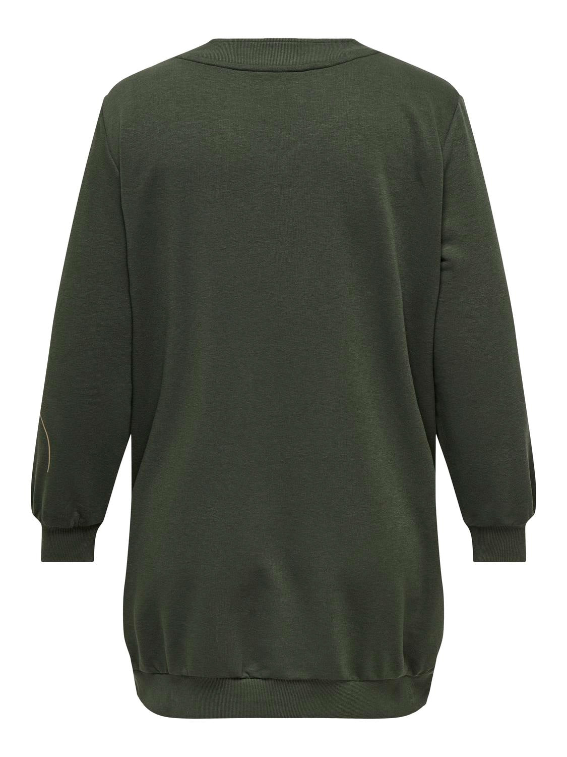 ONLY Carmakoma Kambaba DRAWN FACE Sweatshirt CARETTE LS LONG SWEAT JRS