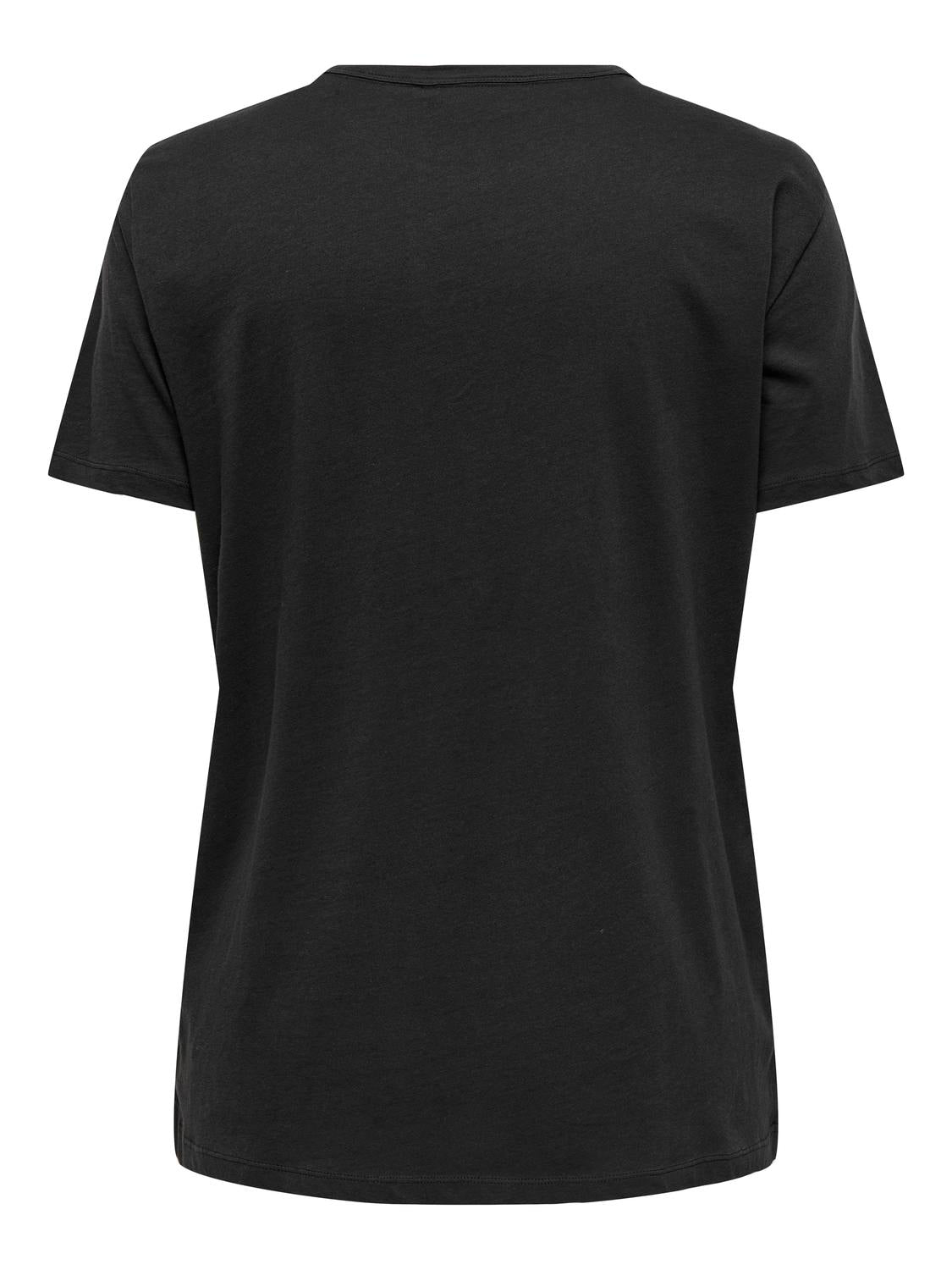 ONLY Carmakoma Phantom REBEL W PEARLS T-Shirt CARMIKO LIFE SS REG TEE JRS