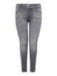 ONLY Carmakoma Dark Grey Denim Jeans CARWILLY RHINESTONE REG SK TAI