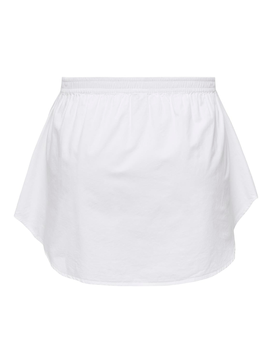 ONLY Carmakoma CARLARISE SHIRT SKIRT | White