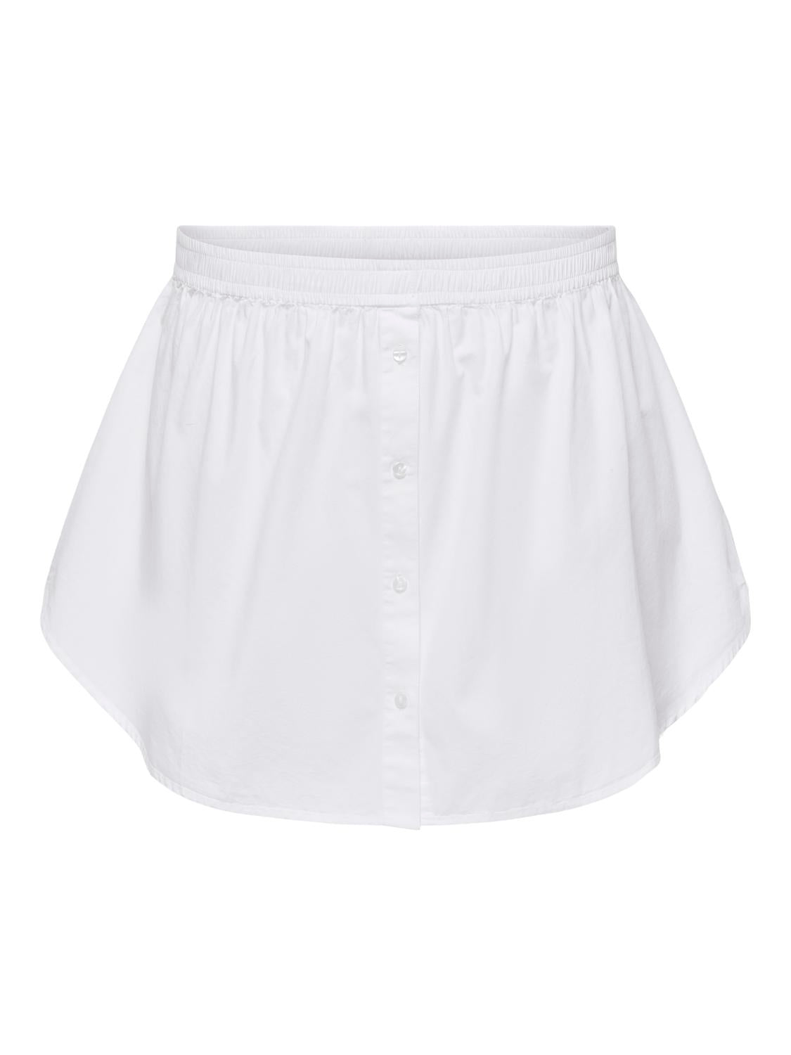 ONLY Carmakoma CARLARISE SHIRT SKIRT | White