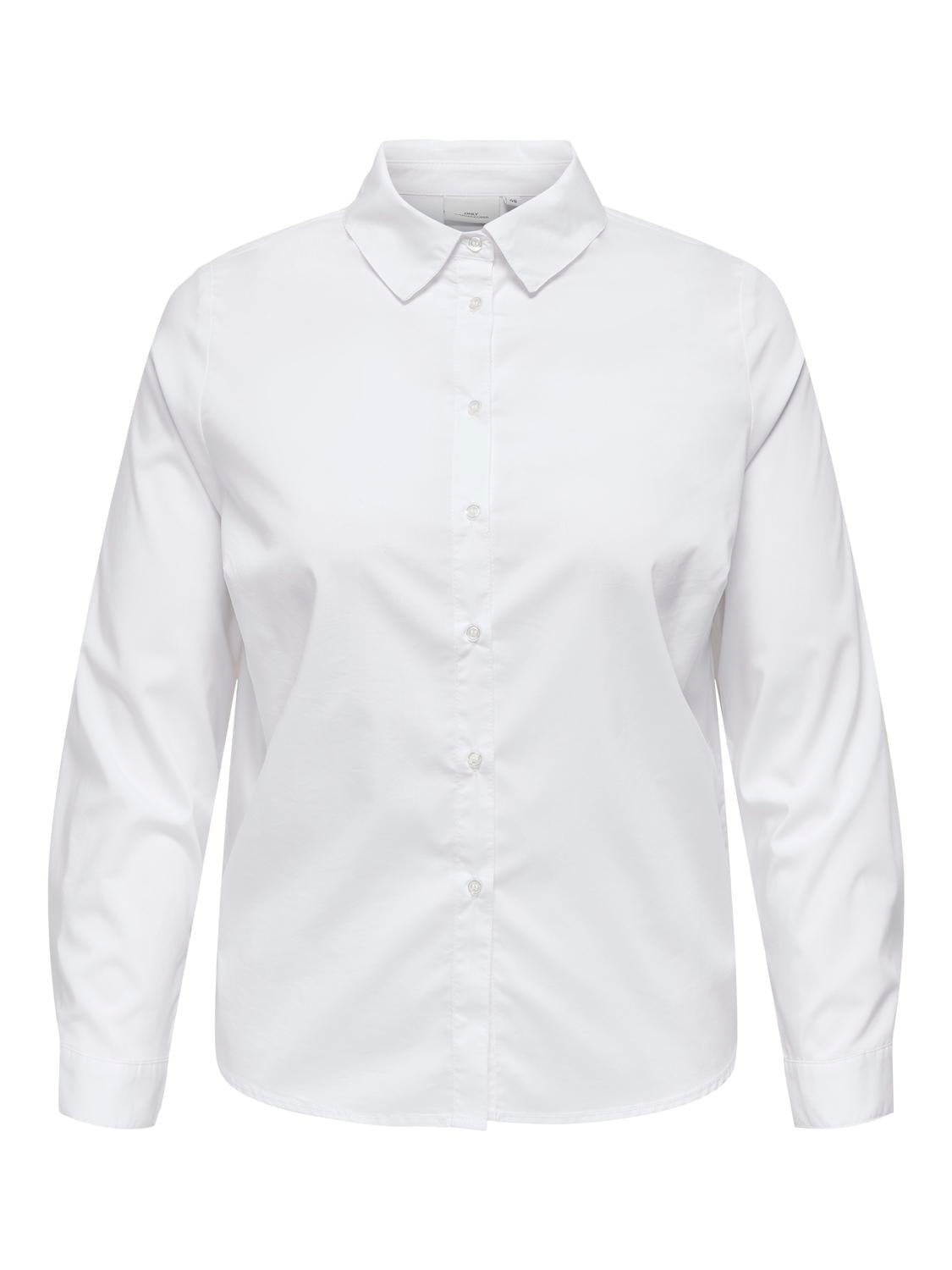 ONLY Carmakoma CARSTRETCHY SHIRT | Cloud Dancer