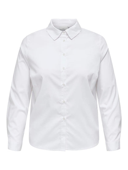 ONLY Carmakoma CARSTRETCHY SHIRT | Cloud Dancer