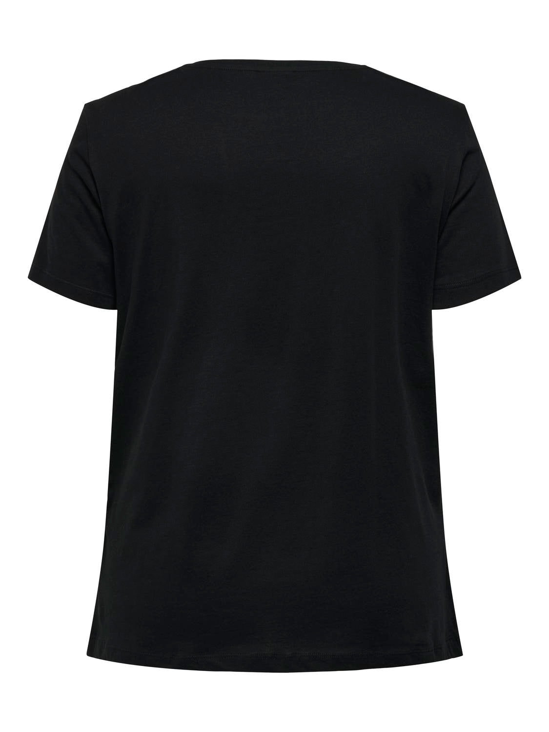 ONLY Carmakoma Black Marilyn w. lolli pop T-Shirt CARNEWMARILYN SS REG TEE LCS JRS