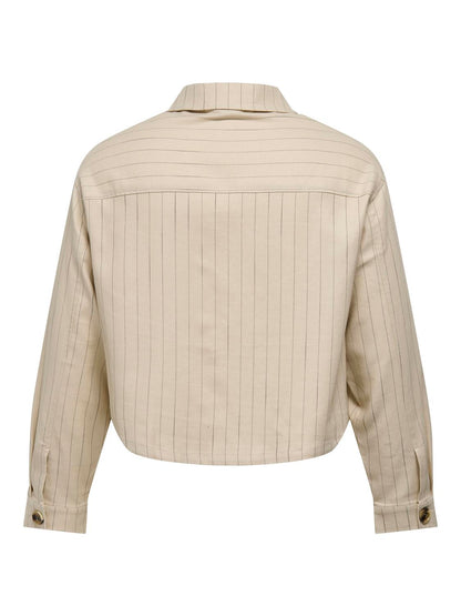 ONLY Carmakoma CARMONICA Short Jacket | Pumice Stone Black