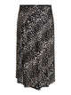 ONLY Carmakoma CARDOMINA Satin Calf Skirt | White Pepper LEO SKIN