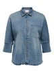 ONLY Carmakoma CARGRACE Shirt | Medium Blue Denim
