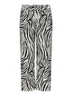 ONLY Carmakoma CARYAVA Straight Pants | Pumice Stone Zebra