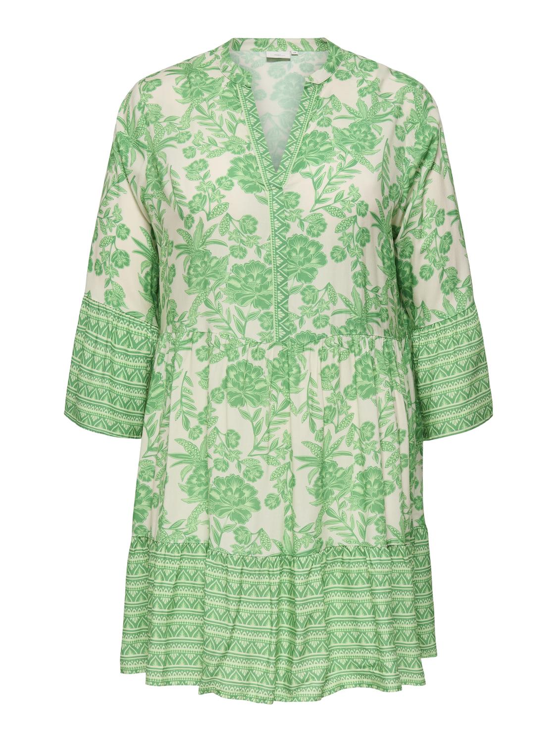 ONLY Carmakoma CARMARRAKESH Tunic Dress | Birch Paisley Flower