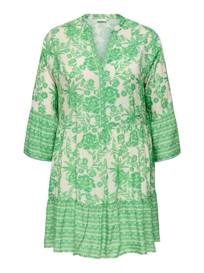 ONLY Carmakoma CARMARRAKESH Tunic Dress | Birch Paisley Flower
