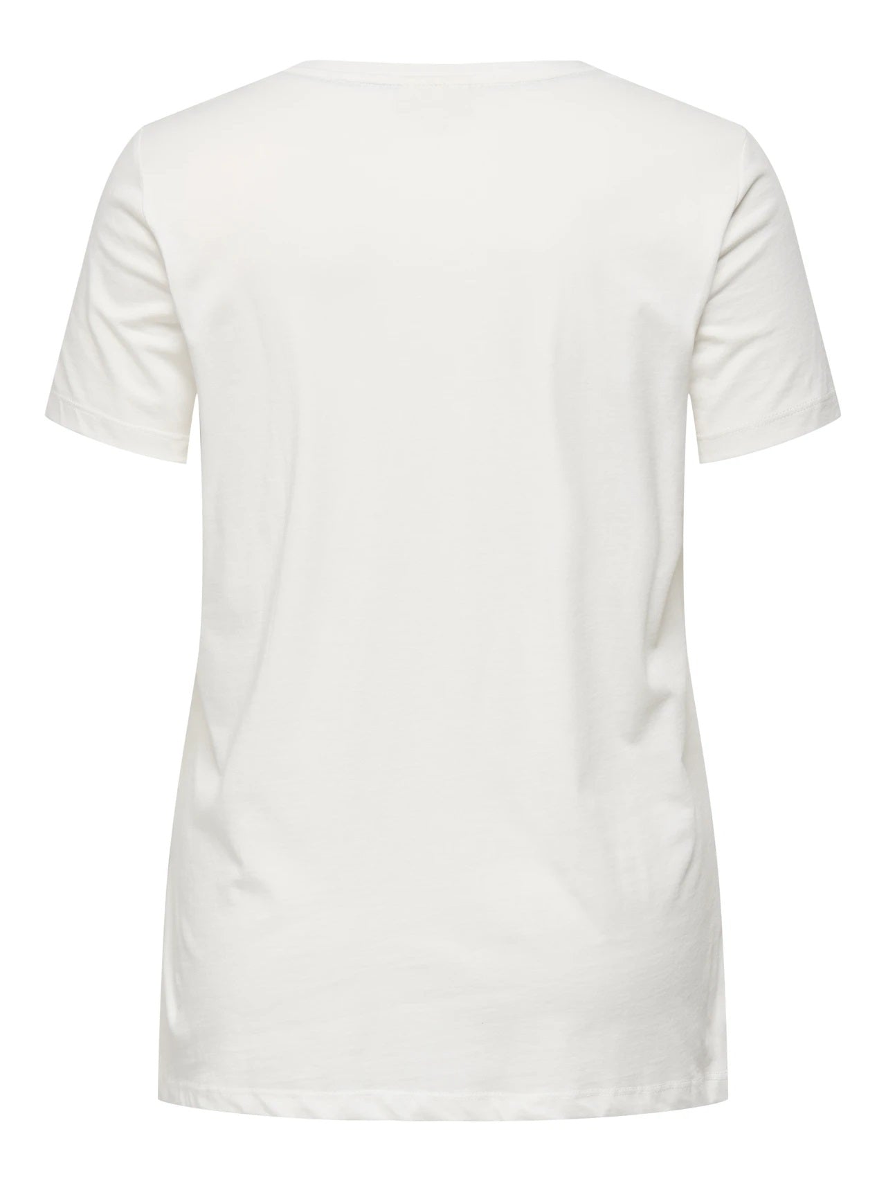 ONLY Carmakoma CARBOOSTERY Tee | Cloud Dancer Leo heart