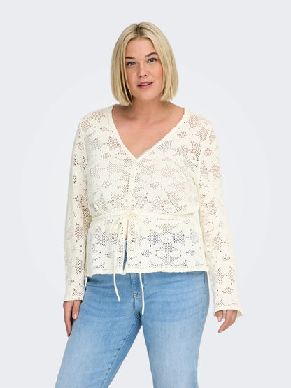 ONLYCARMAKOMA CARISABELLA LIFE LS FITTED CARDIGAN KNT