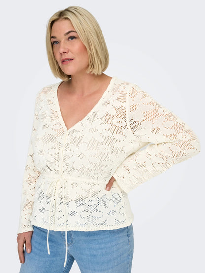 ONLYCARMAKOMA CARISABELLA LIFE LS FITTED CARDIGAN KNT