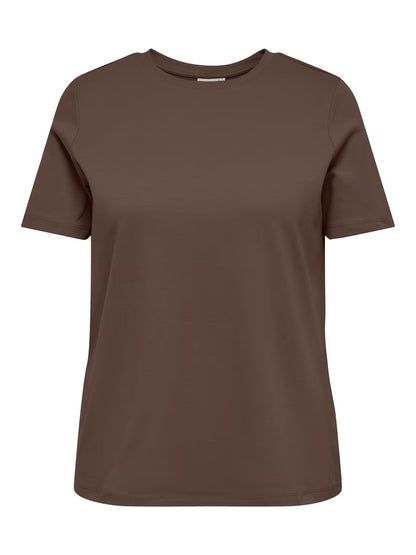 CARJEN S/S JEANS TEE JRS NOOS - Chocolate Martini