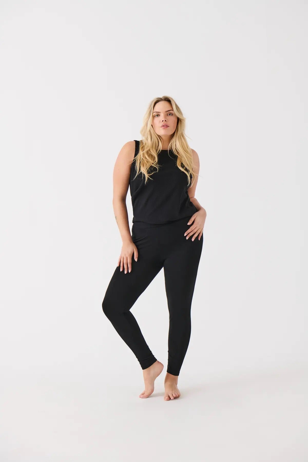 ONLY Carmakoma Black Pants CARTIME LEGGINGS