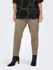 ONLY Carmakoma Caribou Trousers CARPEACH HW CIGARETTE ANK PANT TLR