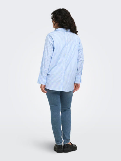 Only Carmakoma - Caroregon - Skjorte - Soft Chambray