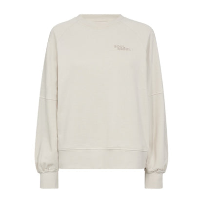 beige sweatshirt Freequent FQNALE-PULLOVER Moonbeam