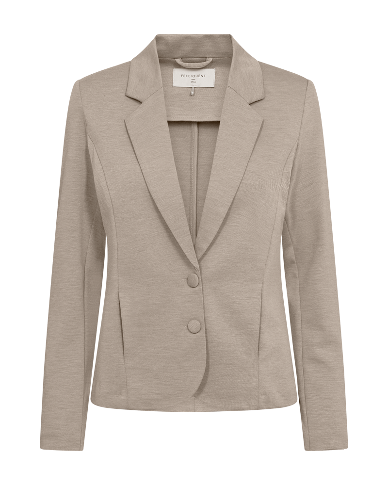 Freequent FQNANNI-JA Blazer | Desert Taupe Melange