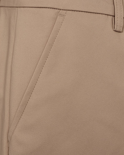 sidelomme på klassiske beige shorts Freequent FQISABELLA-SHO Simply Taupe