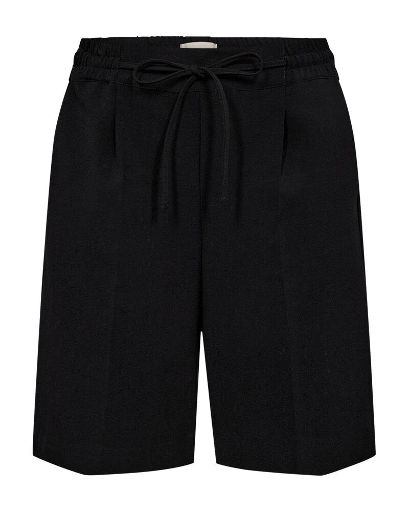 Freequent FQLIZY-SHORTS Sort med snøre og elastik i taljen