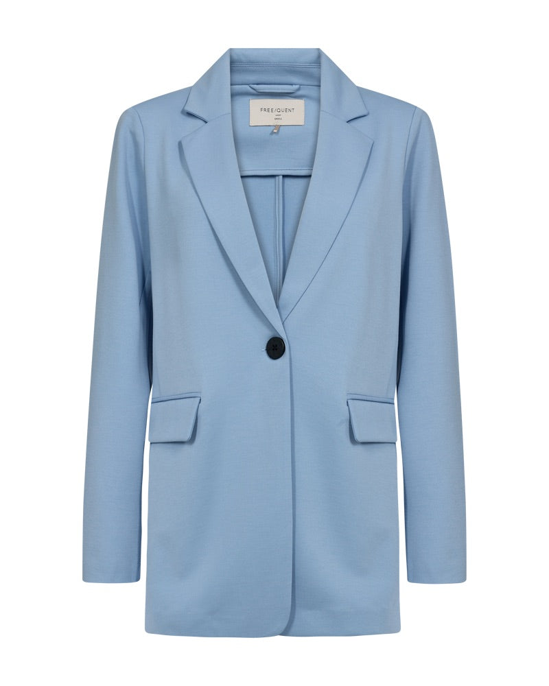 lyseblå blazer fra freequent