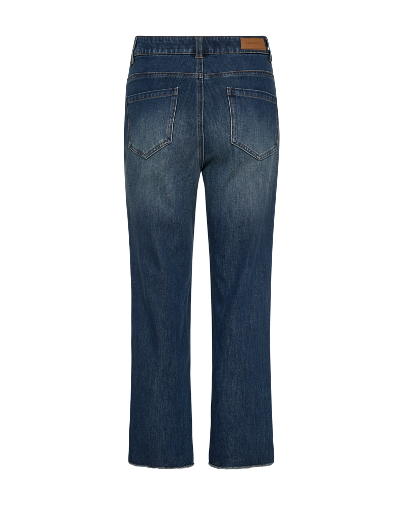 Freequent Medium Dirty Washed Denim PANTS | FQHARLA-JEANS