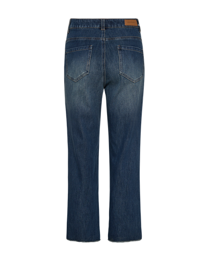 Freequent Medium Dirty Washed Denim PANTS | FQHARLA-JEANS