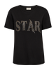 Freequent Black T-SHIRT | FQSTAR-TEE