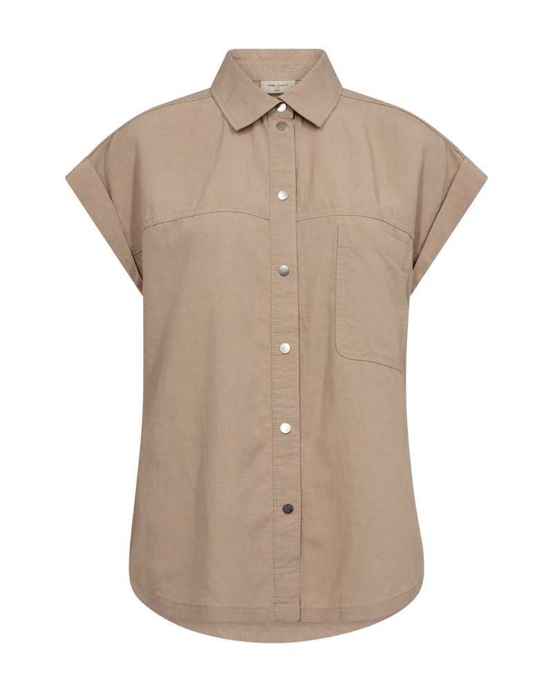 Freequent Simply Taupe SHIRT | FQROSELY-SHIRT