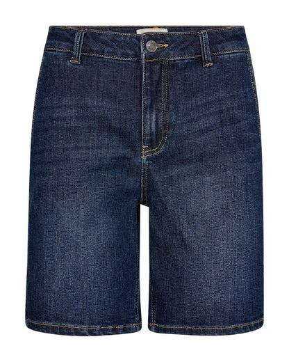 blå denimshorts equent FQJANE-SHORTS | Medium Blue Denim