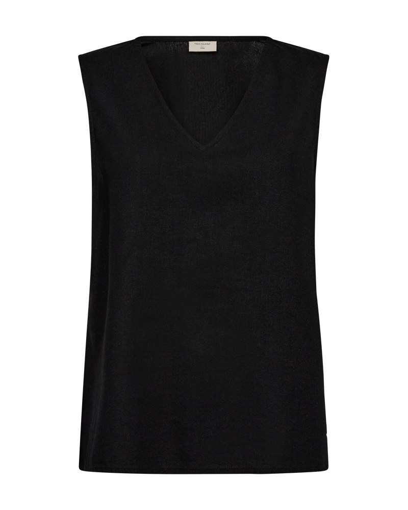 Freequent Black TANKTOP | FQLAVA-TOP