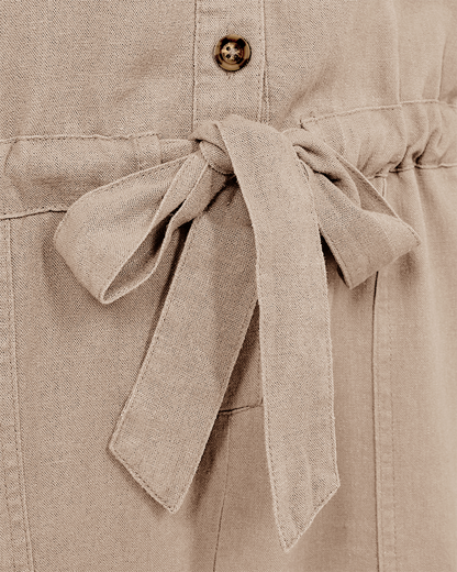 Freequent Sand melange JUMPSUIT | FQLAVA-JUMPSUIT