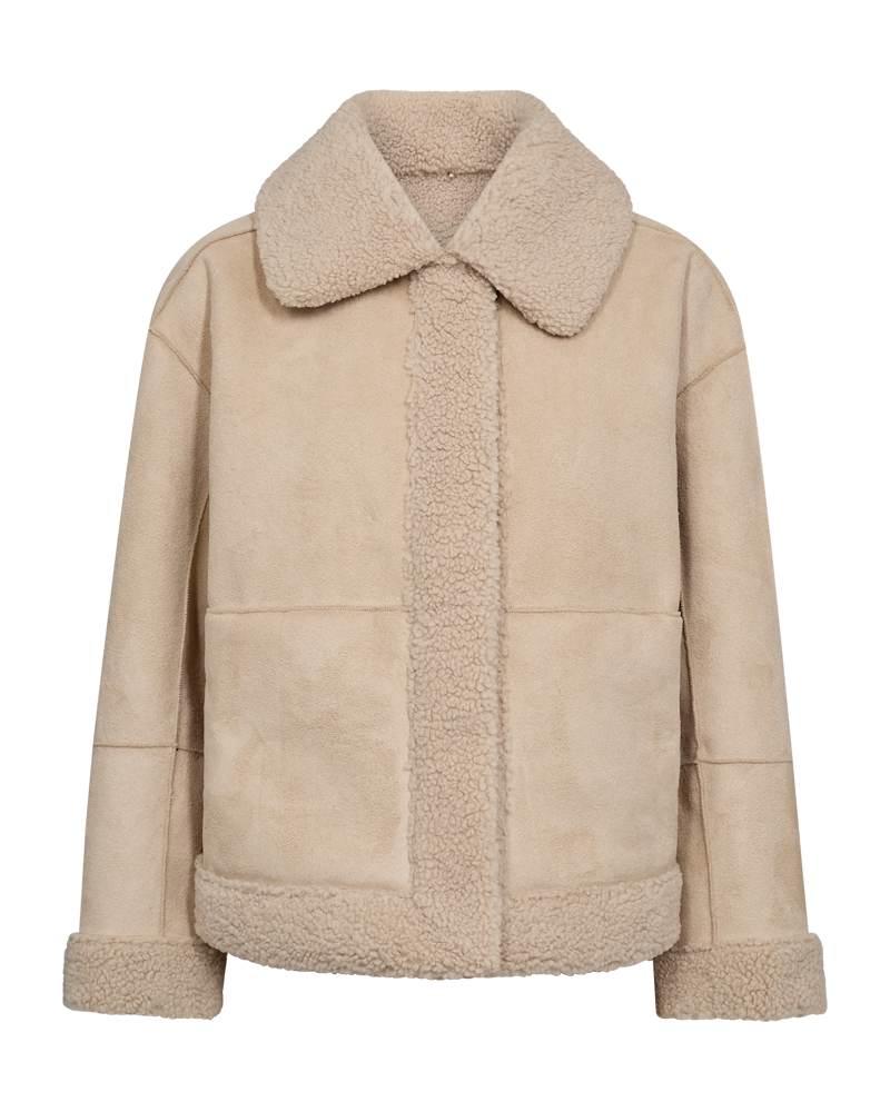 Freequent Simply Taupe OUTERWEAR | FQLAMBY-JACKET