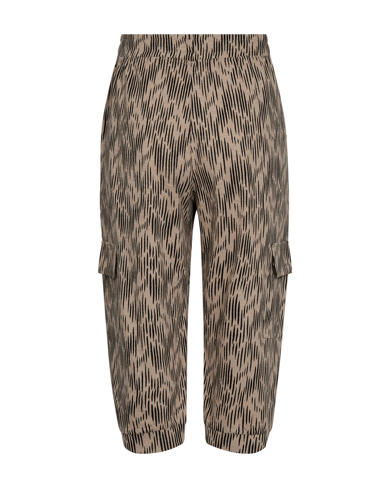 Freequent Simply Taupe w. Black PANTS | FQSABINA-PANT