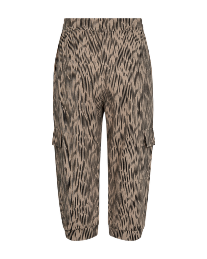Freequent Simply Taupe w. Black PANTS | FQSABINA-PANT