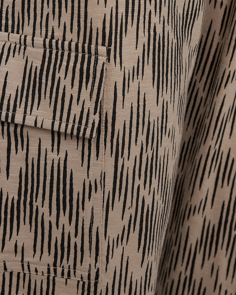 Freequent Simply Taupe w. Black PANTS | FQSABINA-PANT