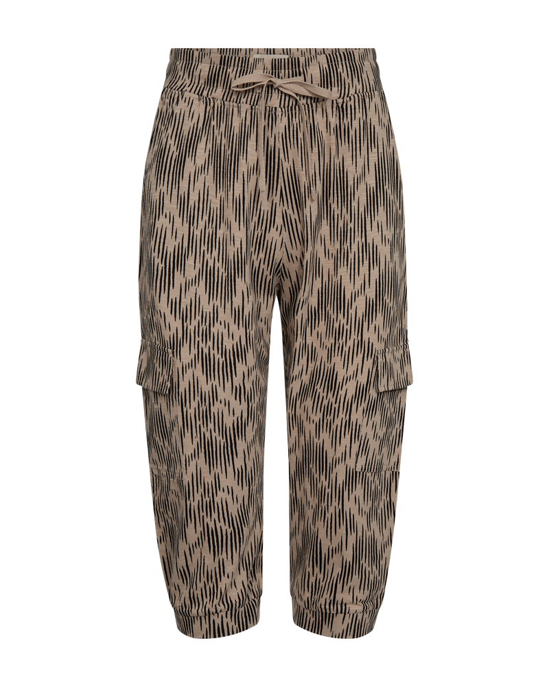 Freequent Simply Taupe w. Black PANTS | FQSABINA-PANT