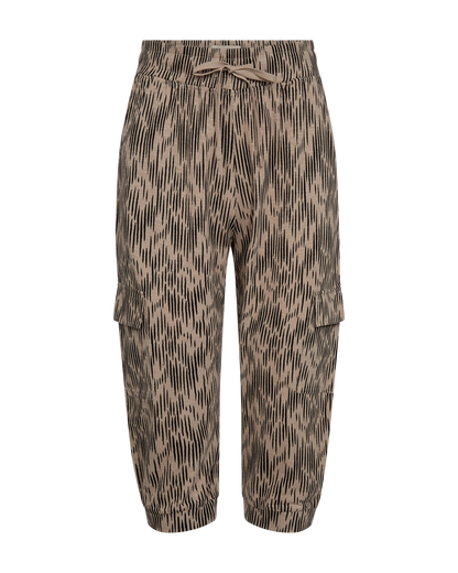 Freequent Simply Taupe w. Black PANTS | FQSABINA-PANT